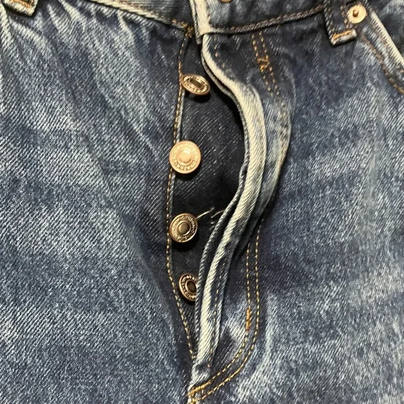 Dynamite Gisele Organic Cotton Blend Blue Denim Jeans - Picture 3 of 5